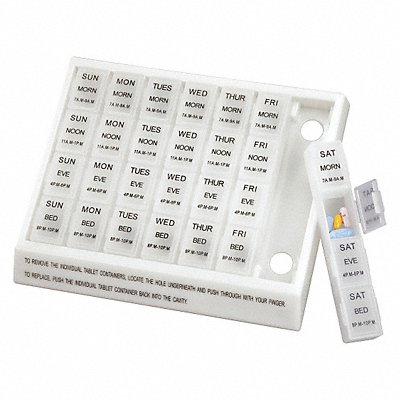 Pill Organizer Clear Plastic 640-8223-0000
