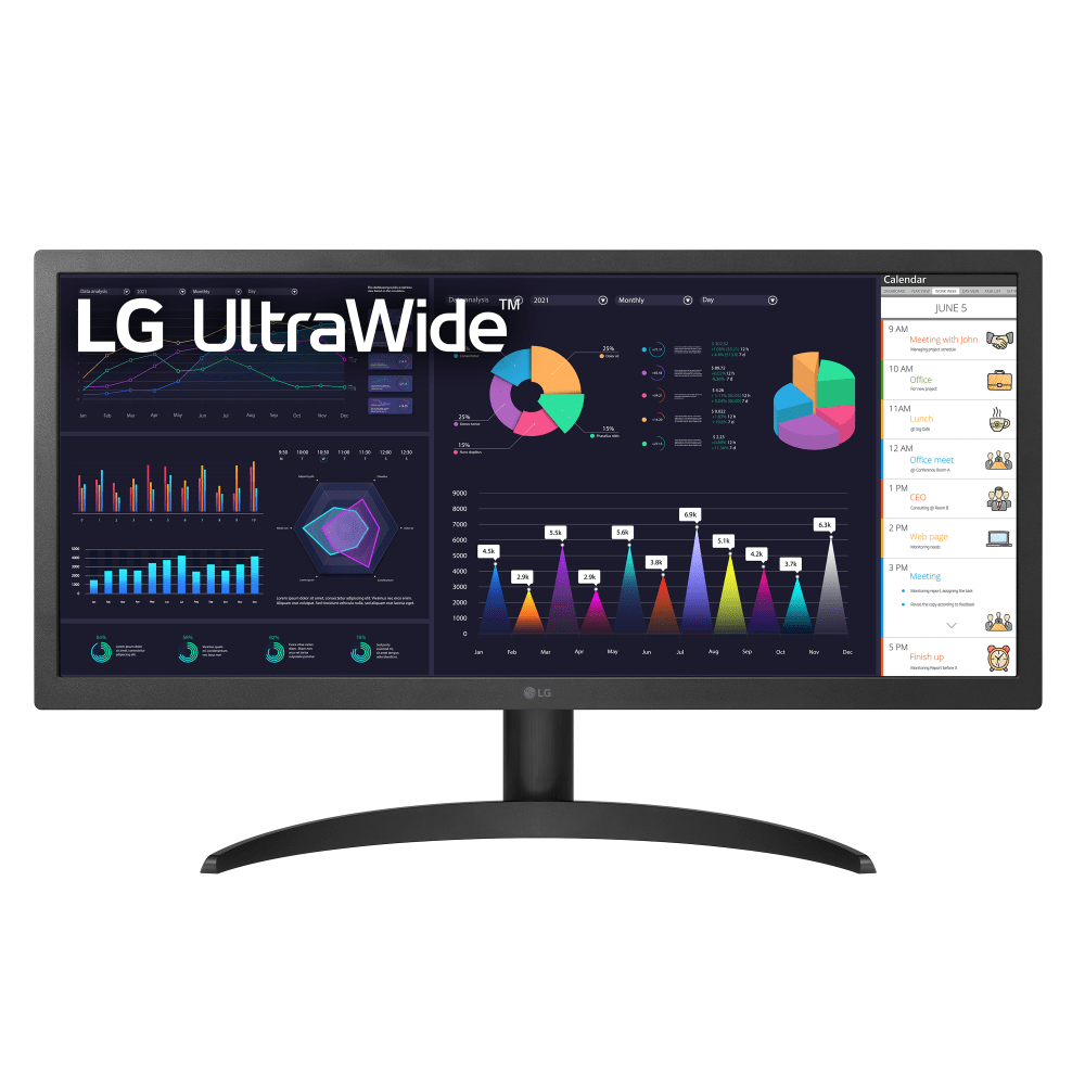 LG UltraWide 26WQ500 26in FHD IPS Monitor, FreeSync MPN:26WQ500-B