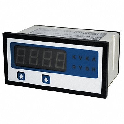 1/8 Din Multi-Panel Meter AC Amps MPN:MT4W-AA-4N