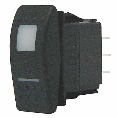 Lighted Rocker Switch DPDT 7 Connections MPN:VJD1D66B-AS000-000