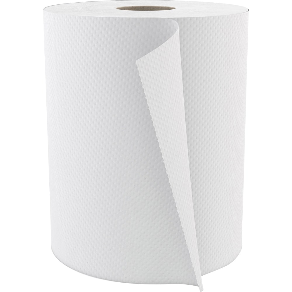 Cascades PRO Select Roll Paper Towel - 1 Ply - 7.80in x 600 ft - White - Paper - Absorbent - For Hand, Education, Industry, Food Service - 12 / Carton MPN:H060
