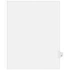 Avery Avery-Style 30% Recycled Collated Legal Index Exhibit Dividers, 8 1/2in x 11in, White Dividers/White Tabs, V, Pack Of 25 (Min Order Qty 5)