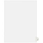Avery Avery-Style 30% Recycled Collated Legal Index Exhibit Dividers, 8 1/2in x 11in, White Dividers/White Tabs, Z, Pack Of 25 (Min Order Qty 5)