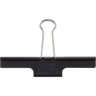 Lion Extra Large Binder Clips - X-Large - 2.4in Length x 3.9in Width - 85 Sheet Capacity - 1Each - Black (Min Order Qty 11)
