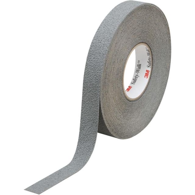 3M 370 Safety-Walk Tape, 3in Core, 1in x 60ft, Gray, Pack Of 4