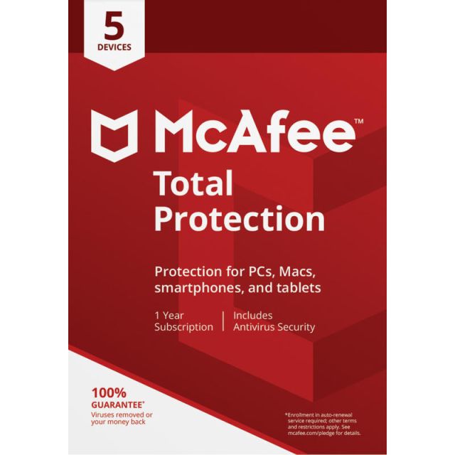 McAfee Total Protection Antivirus Internet MTP00EOD5RAA