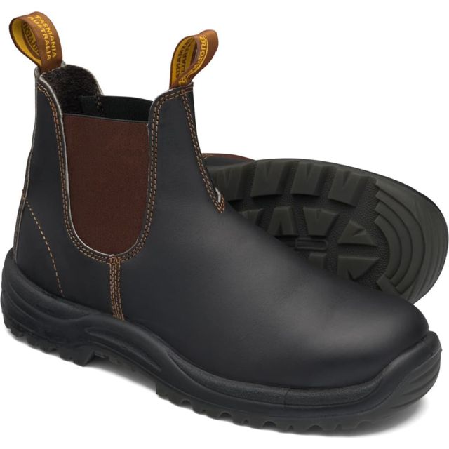 Unisex 11.5 Wide Steel Toe Leather Work Boot