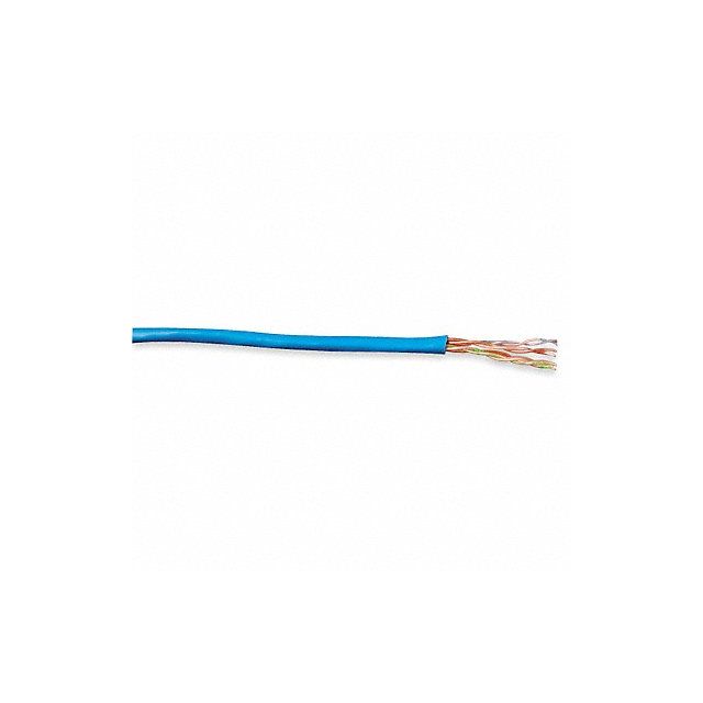 Data Cable Cat 6 23 AWG 1000ft Blue W7133703