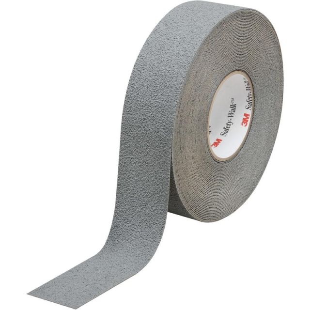 3M 370 Safety-Walk Tape, 3in Core, 2in x 60ft, Gray, Pack Of 2