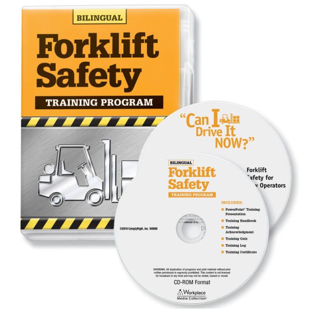 ComplyRight Forklift DVD/CD-ROM Bilingual Training Kit W0806