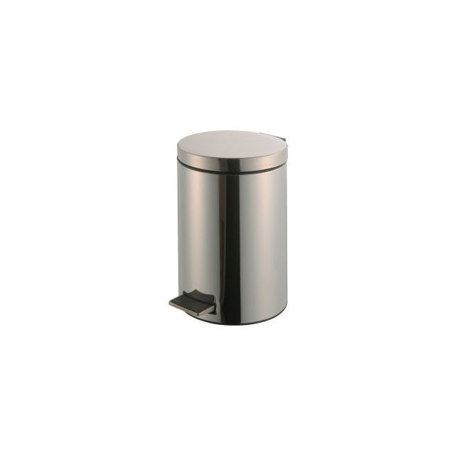 GoVets™ 3-1/2 Gallon Step On Trash Can - Stainless Steel