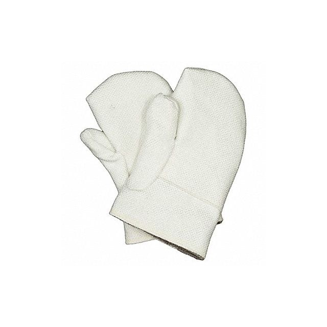 Heat Resist. Gloves White Double Palm PR