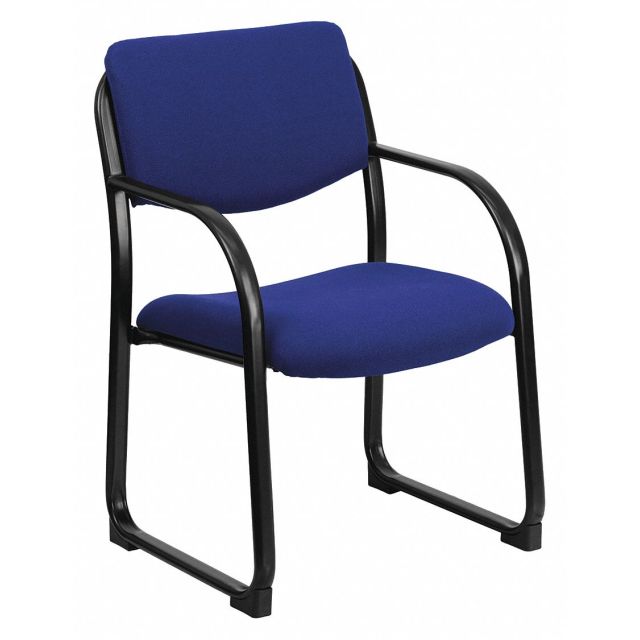 Side Chair Blue Seat Fabric Back BT-508-NVY-GG