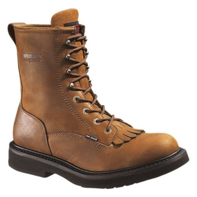 Men's Size 8.5 Extra Wide Steel Toe Leather Work Boot W05698-8.5EW