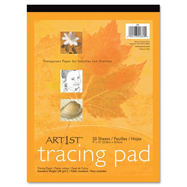 Art1st Parchment Tracing Paper, 16lb, 19 x 24, White, 50/Pack (Min Order Qty 2)