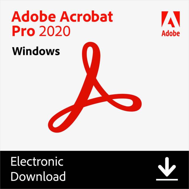 Adobe Acrobat Pro 2020 (Windows) Q4F8BRFSRFH4LCD