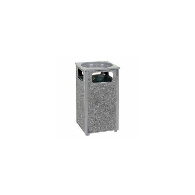 GoVets™ Stone Panel Trash Sand Urn, Gray, 24 Gallon, 17-1/2