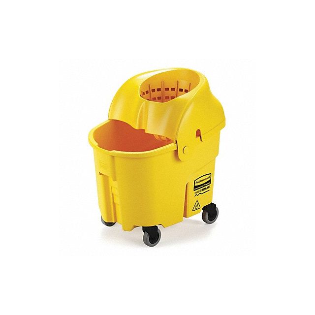 Mop Bucket and Wringer 8-3/4 gal Yellow FG759088YEL