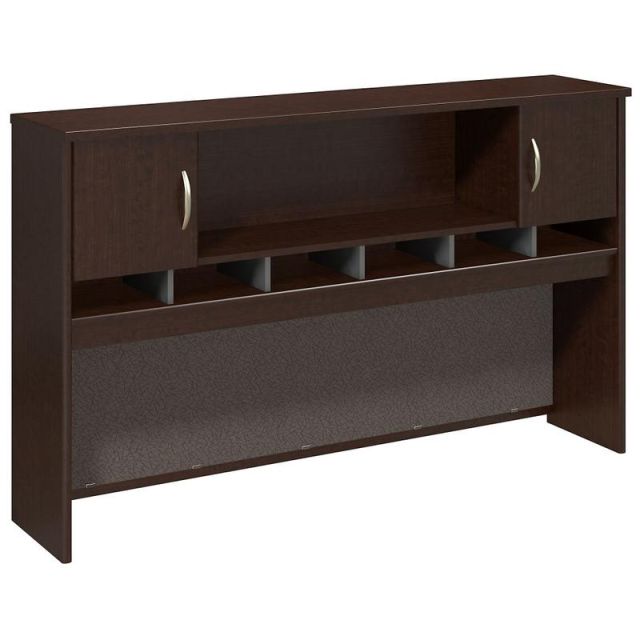 Bush Business Furniture Components 2-Door Hutch, 72inW, Mocha Cherry, Standard Delivery