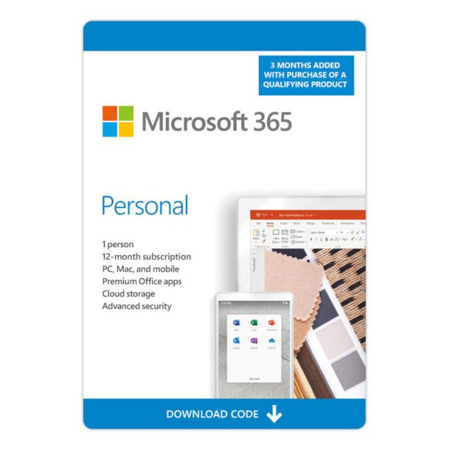 Microsoft 365 Personal 15-Month 3UR9ZWCYC9E5W5C