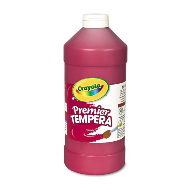 Crayola 32 oz. Premier Tempera Paint - 2 lb - 1 Each - Red (Min Order Qty 2)