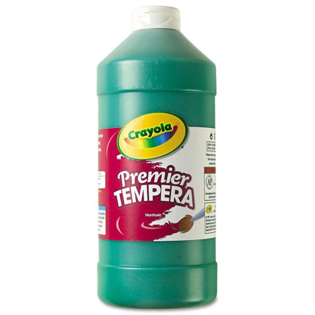 Crayola 32 oz. Premier Tempera Paint - 2 lb - 1 Each - Green (Min Order Qty 2)