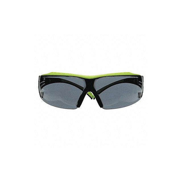K2044 Safety Glasses Black/Green Frame Unisex