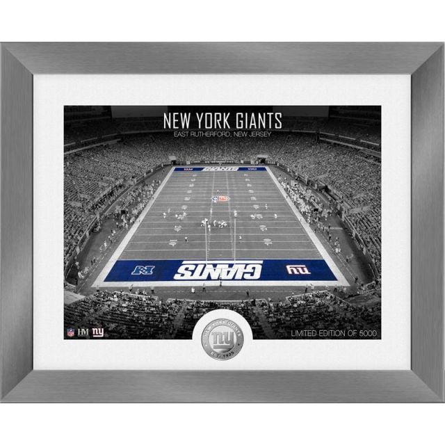 New York Giants Art Deco Stadium Silver Coin Photo Mint PHOTO14537K