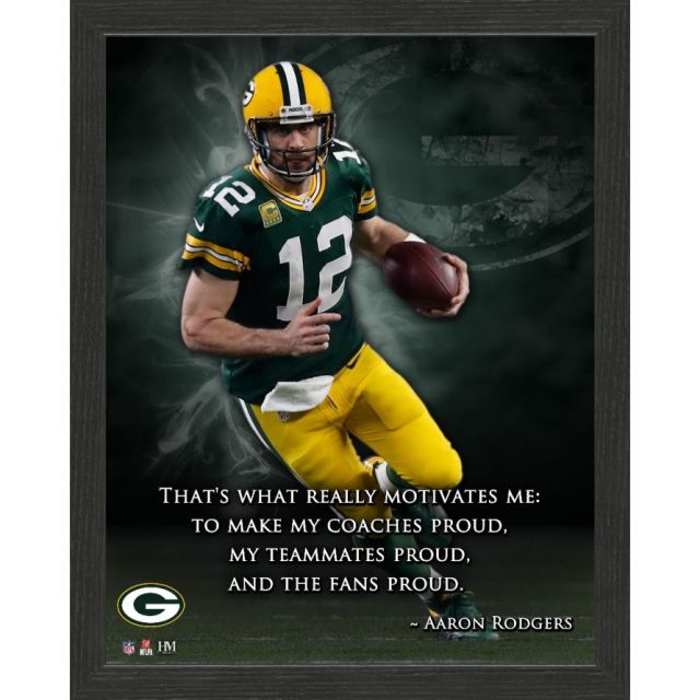 Aaron Rodgers Green Bay Packers Inspiration Frame