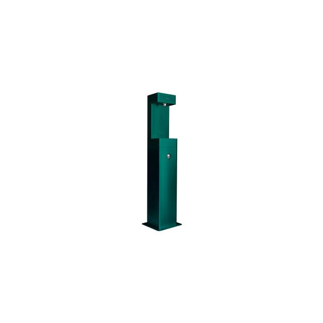 GoVets™ Outdoor Pedestal Bottle Filling Station w/ Filter, Green 222GNF761