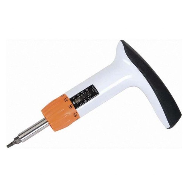 Torque Limiting Screwdrivers, Type: T-Handle Torque Wrench , Minimum Torque (Nm): 2.00 , Maximum Torque (Nm): 8.00 , Drive Size (Inch): 1/4  TLA28NM