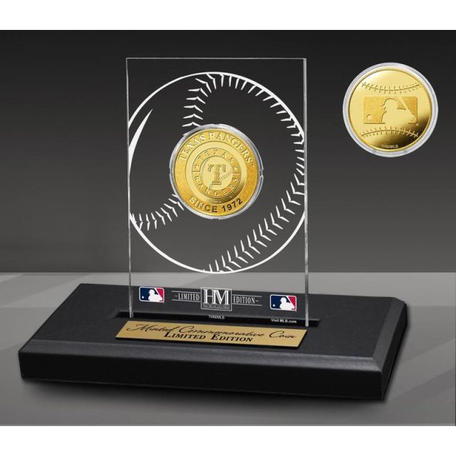 Texas Rangers Acrylic Gold Coin TR22ACRK