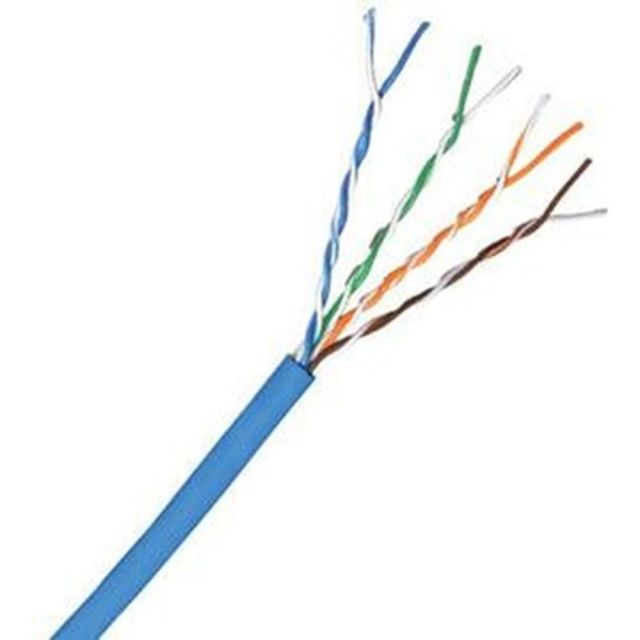 Comprehensive Cat 5e 350 MHz Shielded Stranded Blue Bulk Cable 1000ft - 1000 ft Category 5e Network Cable for Network Device - First End: Bare Wire - Second End: Bare Wire - Shielding - 24 AWG C5E350SHSTBLU-1000