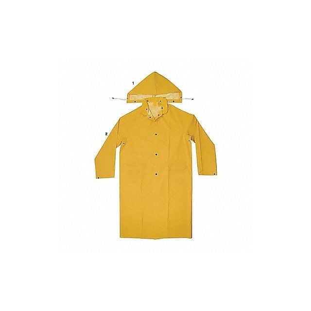 Yellow Rainsuit 2pc Medium PK2