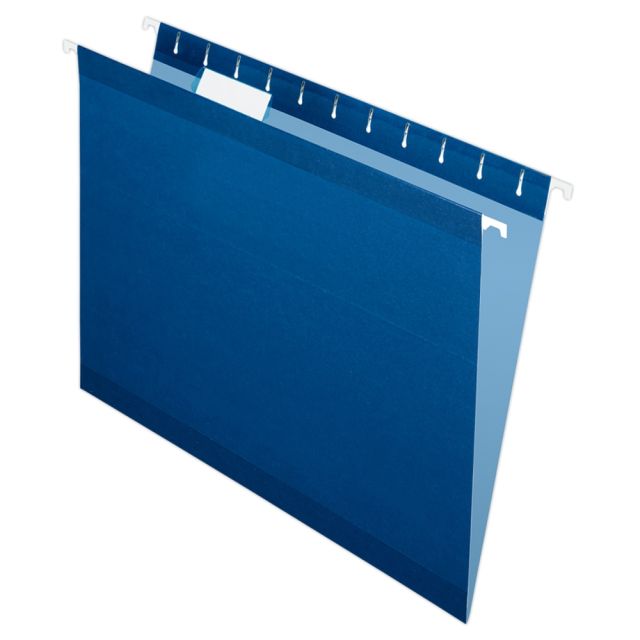Pendaflex Premium Reinforced Color Hanging Folders, Letter Size, Navy, Pack Of 25 415215NAV