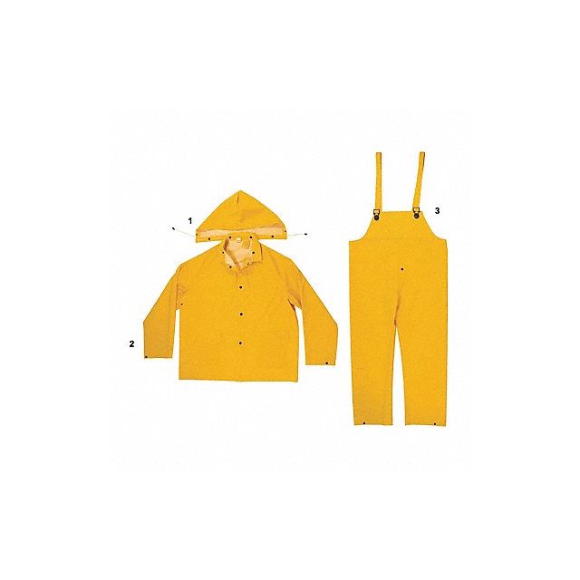 Yellow Rainsuit 3pc 3XL