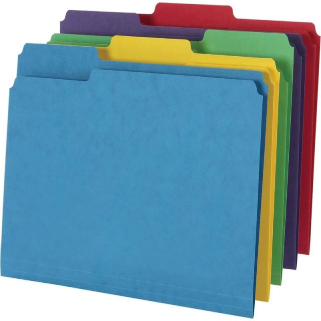 Pendaflex 1/3 Tab Cut Letter Classification Folder - 8 1/2in x 11in - Manila - Assorted - 50 / Box 86466P