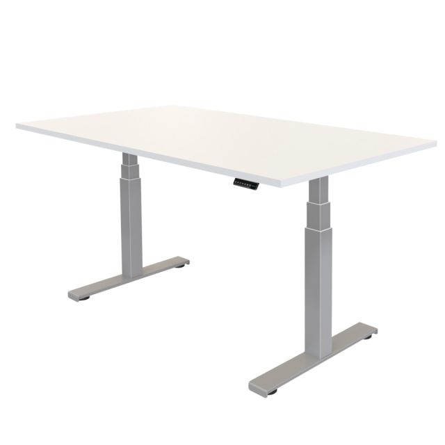 Fellowes Cambio Height-Adjustable Desk, 48inW, White