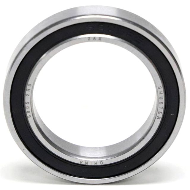6808 2RS, 40mm Bore Diam, 52mm OD, Double Seal Deep Groove Radial Ball Bearing MPN:05431487