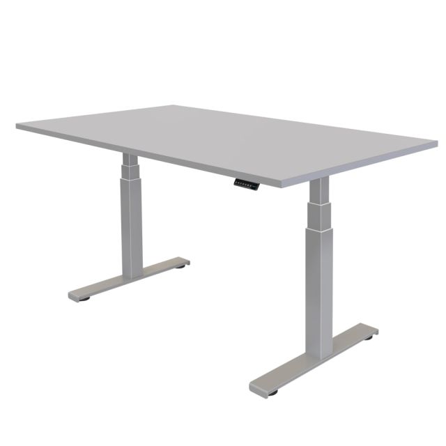 Fellowes Cambio Height-Adjustable Desk, 72inW, Gray