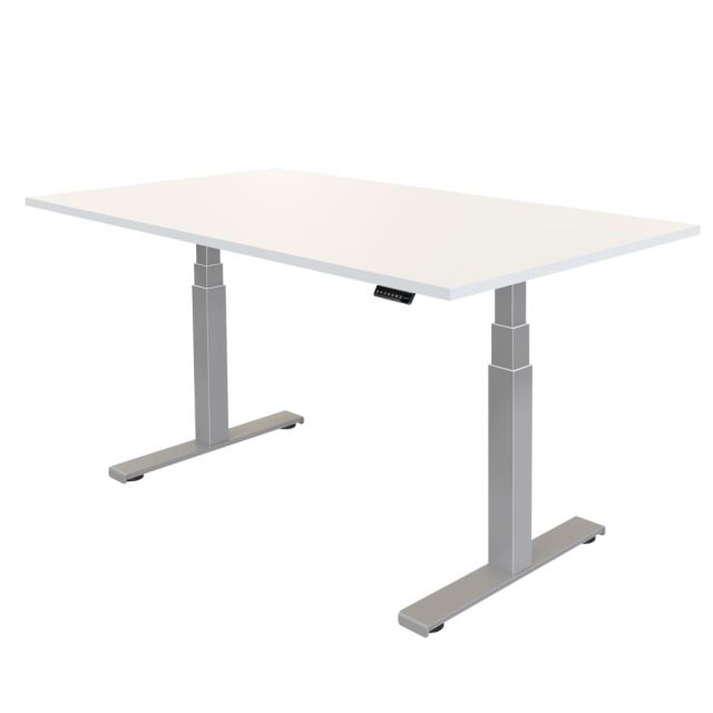 Fellowes Cambio Height-Adjustable Desk, 60inW, White