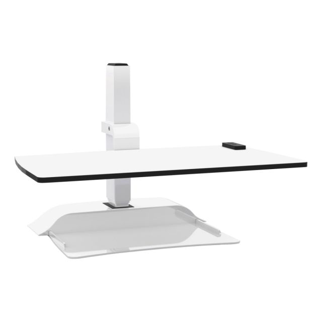 Safco Electric Desktop Sit-Stand Armless Desk Riser, White