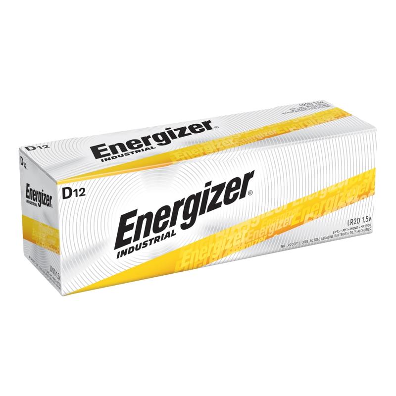Energizer Industrial D Alkaline Batteries, Pack Of 12 (Min Order Qty 5) MPN:EN95