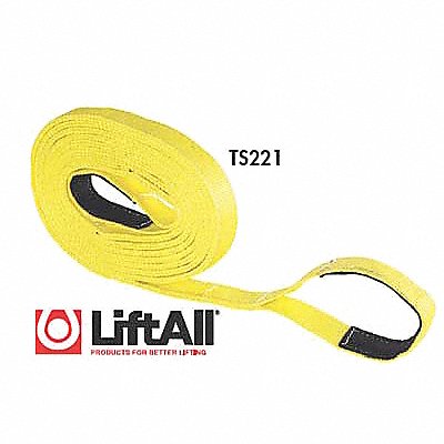 Tow Strap 20 ft Overall L Yellow MPN:TS1802NX20