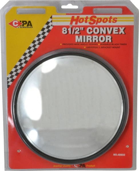 Automotive Full Size Convex Round Mirror with L Bracket MPN:48850
