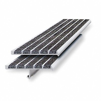 Stair Nosing Black 48in W Extruded Alum MPN:241BF-4