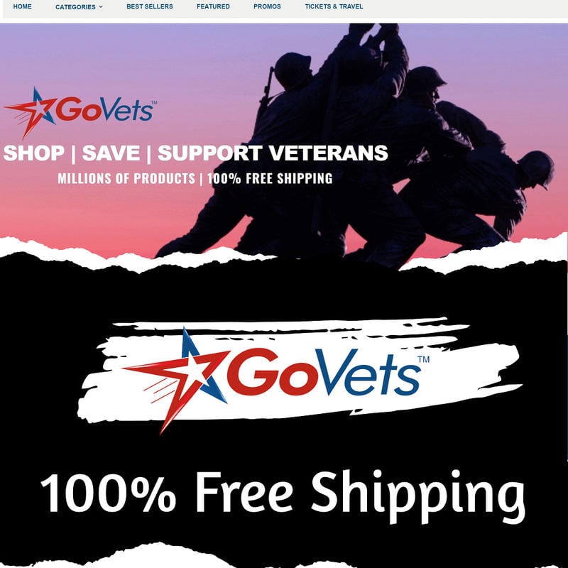 GoVets - Shop, Save, Support Veterans.  All Orders Ship Free.  Veteran Owned and Operated.  Office Products, Storage, Desk, Cabinets, Tools and More!