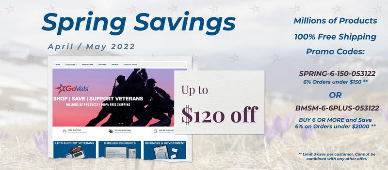GoVets Sprint Savings Event - 2022 - GoVets offers millions of products and 100% free shipping - Maintenance, Repair, Operations, Information Technology, Office Equipment, Office Supplies, Medical and Health and More.  Business and Government Accounts.