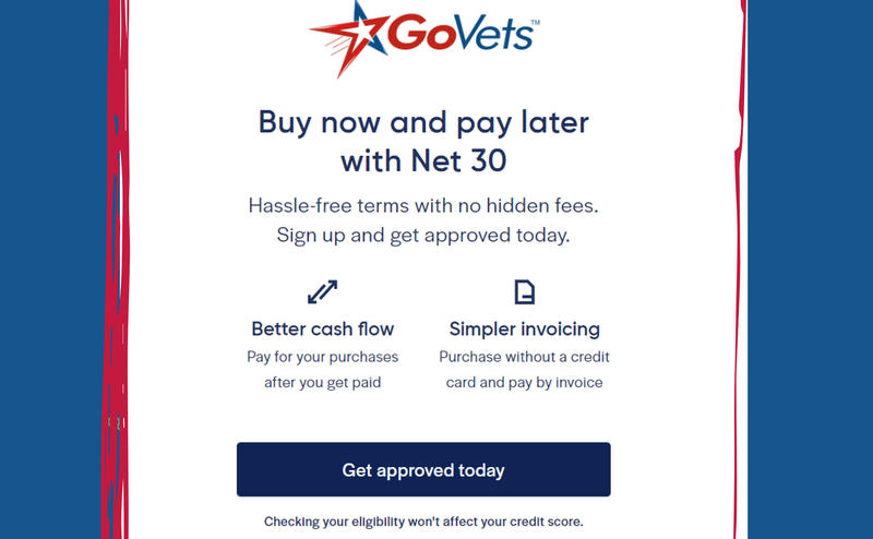 Government and Business Customers can Buy Now Pay Later!