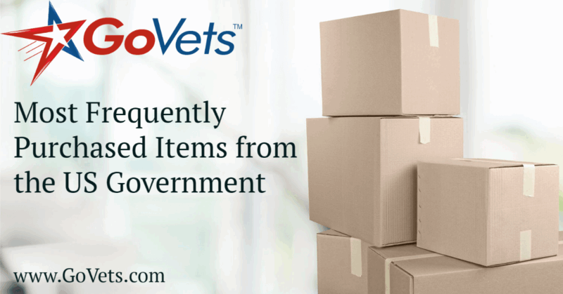 Most Frequently Purchased Items from the US Government